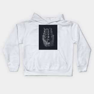 Illusion - old man Kids Hoodie